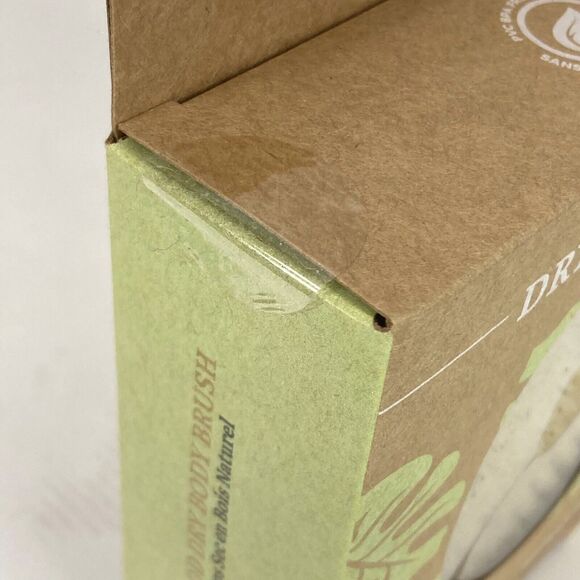 Ecopro - Natural Wood Dry Body Brush - Round - Canvas Strap - GHA-4330 - New! - Picture 12 of 12